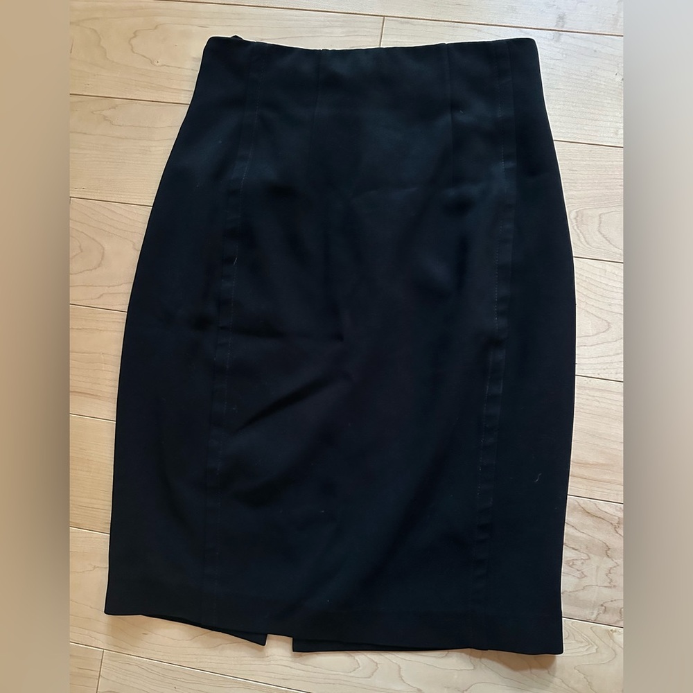 Y2K Vintage Aritzia T. Babaton Black Pencil Skirt (2)